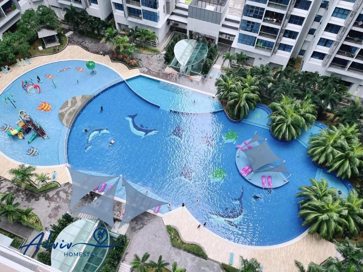 아파트 Atlantis Residence@Fann Homestay 말라카 말레이시아